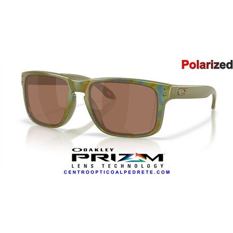 Oakley Holbrook Fern Spacedust / Prizm Tungsten Polarized (OO9102-AN)