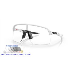 Oakley Sutro Lite Matte White / Clear to Black Iridium Photochromic (OO9463-46)