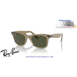 Ray-Ban Wayfarer Grey / Green (RB2140 138731)