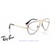 Gafas para graduado Ray-Ban Aviator Negro Mate (RX6489 3175)