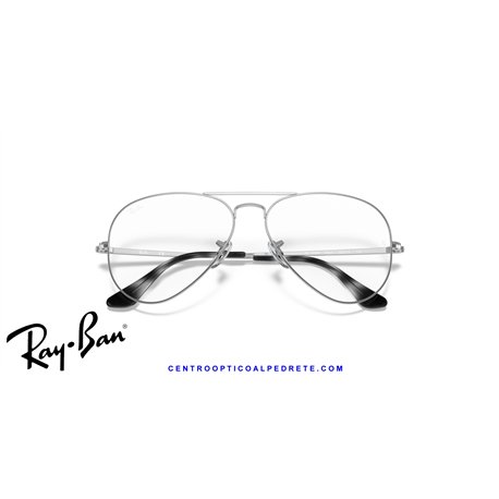 Ray-Ban Aviator Eyeglasses Silver (RX6489 2501)