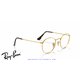 Ray-Ban Round Metal Eyeglasses Arista Gold (Rx3447V 2500)