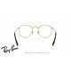 Ray-Ban Round Metal Eyeglasses Arista Gold (Rx3447V 2500)