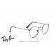 Ray-Ban Round Metal Eyeglasses Gunmetal (Rx3447V 2502)