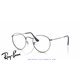 Ray-Ban Round Metal Eyeglasses Gunmetal (Rx3447V 2502)