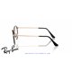 Ray-Ban Round Metal Eyeglasses Black On Rose Gold (Rx3447V 3173)