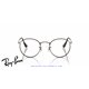 Ray-Ban Round Metal Eyeglasses Havana On Gunmetal (Rx3447V 3174)