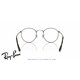 Ray-Ban Round Metal Eyeglasses Havana On Gunmetal (Rx3447V 3174)