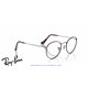 Ray-Ban Round Metal Eyeglasses Havana On Gunmetal (Rx3447V 3174)