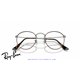 Ray-Ban Round Metal Eyeglasses Havana On Gunmetal (Rx3447V 3174)