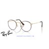 Gafas para graduado Ray-Ban Round Metal Matt Havana On Matt Arista Gold (Rx3447V 3188)