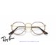 Gafas para graduado Ray-Ban Round Metal Matt Havana On Matt Arista Gold (Rx3447V 3188)