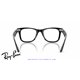 Ray-Ban Wayfarer Ease Eyeglasses Black On Transparent (RX4340V 2034)