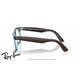 Ray-Ban Wayfarer Ease Eyeglasses Brown On Transparent Blue (RX4340V 8366)