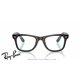 Ray-Ban Wayfarer Ease Eyeglasses Brown On Transparent Blue (RX4340V 8366)