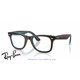 Ray-Ban Wayfarer Ease Eyeglasses Brown On Transparent Blue (RX4340V 8366)