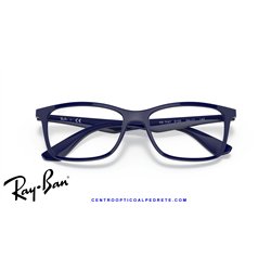Gafas para graduado Ray-Ban RX7047 Azul Mate sobre Naranja (RX7047 8100)
