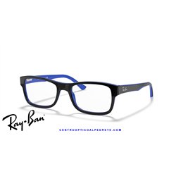 Gafas para graduado Ray-Ban RX5268 Negro sobre Azul (RX5268 5179)