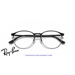 Ray-Ban RX6375 Negro sobre Plata (RX6375 2861)