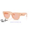 Gafas de sol Ray-Ban Puffer Beige / Dark Pink (RB4940 687584)