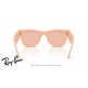Ray-Ban Puffer Sunglasses Solid Nude / Dark Pink (RB4940 687584)