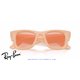 Ray-Ban Puffer Sunglasses Solid Nude / Dark Pink (RB4940 687584)