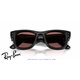 Ray-Ban Puffer Sunglasses Black / Dark Violet (RB4940 601/69)