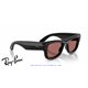 Ray-Ban Puffer Sunglasses Black / Dark Violet (RB4940 601/69)