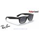 Ray-Ban New Wayfarer Black / Blue Gradient Polarized (RB2132 601S78)
