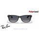 Ray-Ban New Wayfarer Black / Blue Gradient Polarized (RB2132 601S78)