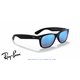 Ray-Ban New Wayfarer Black / Blue Flash (RB2132 622/17)