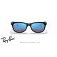 Ray-Ban New Wayfarer Black / Blue Flash (RB2132 622/17)