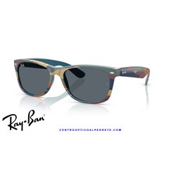 Ray-Ban New Wayfarer Blue / Blue (RB2132 6824R5)