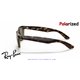 Ray-Ban New Wayfarer Tortoise / G-15 Green Polarised (RB2132 902/58)