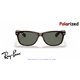 Ray-Ban New Wayfarer Tortoise / G-15 Green Polarised (RB2132 902/58)