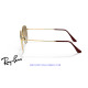 Ray-Ban Hexagonal Sunglasses Arista Gold / Light Brown Gradient (RB3548 001/51)
