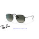 Ray-Ban Hexagonal Sunglasses Black / Grey Gradient (RB3548 002/71)