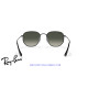 Ray-Ban Hexagonal Sunglasses Black / Grey Gradient (RB3548 002/71)