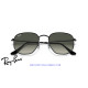 Ray-Ban Hexagonal Sunglasses Black / Grey Gradient (RB3548 002/71)