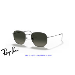 Ray-Ban Hexagonal Sunglasses Gunmetal / Grey Gradient (RB3548N 004/71)