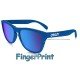 Frogskins FingerPrint Sky Blue / Sapphire Iridium (OO9013-55)